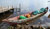 Soanierana Ivongo, Analanjirofo, Toamasina Province, Madagascar: iron canoe used for cargo - photo by M.Torres