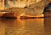 Antsalova district, Melaky region, Mahajanga province, Madagascar: sandstone becomes golden at sunrise - canyon of the Manambolo River - photo by M.Torres