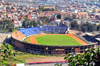 Antananarivo / Tananarive / Tana - Analamanga region, Madagascar: municipal stadium and the medicine school - view from the Haute Ville - Stade Municipal de Mahamasina - Ecole de Mdecine de Befelatanana - photo by M.Torres