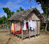 Ravoraha, le Sainte Marie / Nosy Boraha, Analanjirofo region, Toamasina province, Madagascar: village dewelling - photo by M.Torres