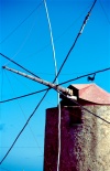 ilha do Porto Santo -  Serra de Fora: moinho de vento com galo / windmill with cockerel (image by F.Rigaud)