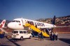 Santa Catarina / aeroporto do Funchal / FNC : Airbus A320-200 on the ramp - Air Luxor Airbus A320-200 na pista (handling da TRIAM) - photo by M.Durruti