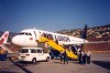 Santa Catarina / aeroporto do Funchal / FNC : Airbus A320-200 on the ramp - Air Luxor Airbus A320-200 na pista (handling da TRIAM) - photo by M.Durruti