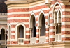 Kuala Lumpur, Malaysia: Mogul style architecture of the National Textile Museum, built in 1896 for the Federated Malay States Railways - arches and masonry work - photo by M.Torres