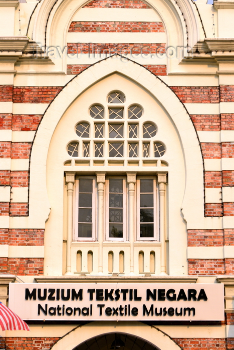 mal109: Kuala Lumpur, Malaysia: Mogul style window at the National Textile Museum (Muzium Tekstil Negara), built in 1896 for the Federated Malay States Railways - photo by M.Torres - (c) Travel-Images.com - Stock Photography agency - Image Bank