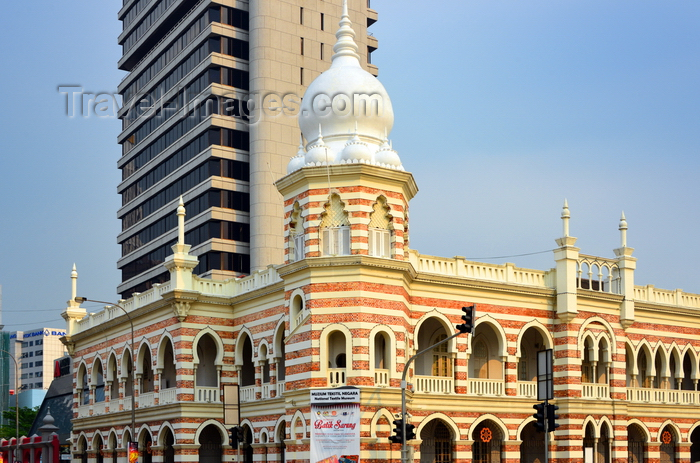 mal114: Kuala Lumpur, Malaysia: National Textile Museum (formerly Federated Malay States Railways), Agro Bank tower in the background - photo by M.Torres - (c) Travel-Images.com - Stock Photography agency - Image Bank