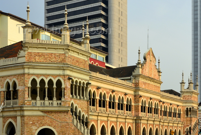 mal117: Kuala Lumpur, Malaysia: the Old General Post Office - part of a set of colonial buildings with Moorish / Mughal revival architecture on the Eastern side of  Merdeka Square - photo by M.Torres - (c) Travel-Images.com - Stock Photography agency - Image Bank