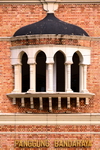 Kuala Lumpur, Malaysia: balcony supported by corbels of the Old City Hall (Dewan Bandaraya), now the City Theatre (Panggung Bandaraya) - photo by M.Torres