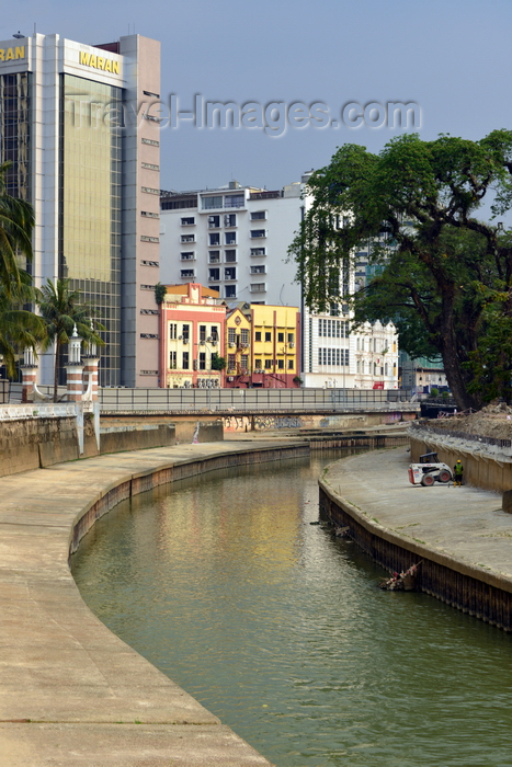 mal347: Kuala Lumpur, Malaysia: Gombak River meets the Klang River - headquarters of Maran Road timber company - photo by M.Torres - (c) Travel-Images.com - Stock Photography agency - Image Bank