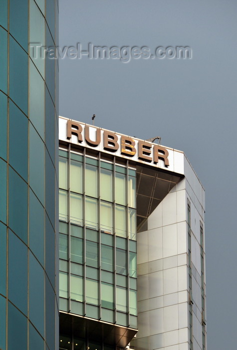 mal349: Kuala Lumpur, Malaysia: Wisma Lee Rubber tower and to the left OCBC Bank building (Oversea-Chinese Banking Corporation) - Jalan Melaka - photo by M.Torres - (c) Travel-Images.com - Stock Photography agency - Image Bank