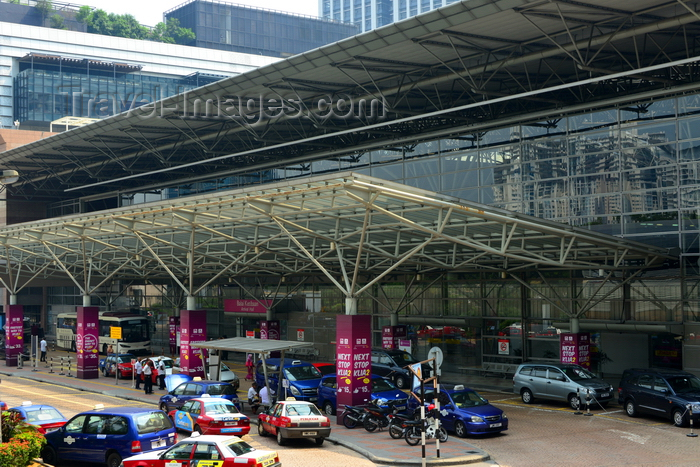 mal35: Kuala Lumpur, Malaysia: cars at the Central Station porch - photo by M.Torres - (c) Travel-Images.com - Stock Photography agency - Image Bank