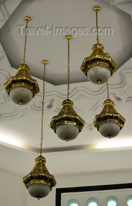 mal350: Kuala Lumpur, Malaysia: Jamek Mosque - copper lanterns - photo by M.Torres - (c) Travel-Images.com - Stock Photography agency - Image Bank