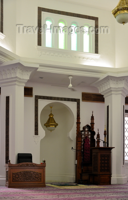 mal351: Kuala Lumpur, Malaysia: Jamek Mosque - mirhab indicating the quibla, and the minbar, a pulpit - photo by M.Torres - (c) Travel-Images.com - Stock Photography agency - Image Bank