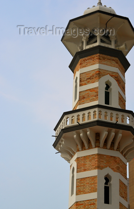 mal352: Kuala Lumpur, Malaysia: Jamek Mosque - minaret detail - photo by M.Torres - (c) Travel-Images.com - Stock Photography agency - Image Bank