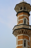 Kuala Lumpur, Malaysia: Jamek Mosque - minaret detail - photo by M.Torres
