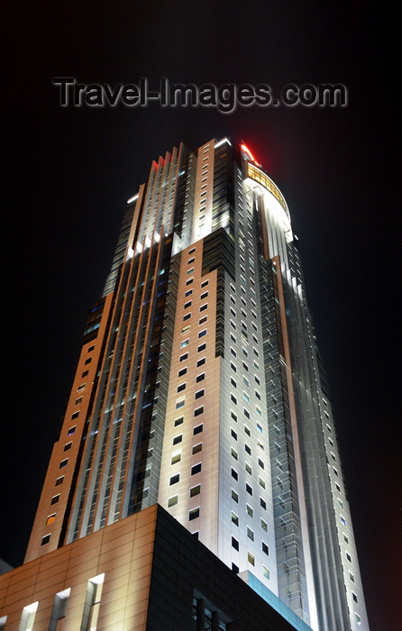 mal375: Kuala Lumpur; Malaysia: AmBank tower at night - Kampung Baru - photo by M.Torres - (c) Travel-Images.com - Stock Photography agency - Image Bank