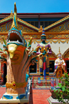 Wat Chayamangkalaram temple - nagas, Penang, Malaysia.  photo by B.Lendrum