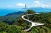 Mount Mat Chinchang cable car - bridge, Langkawi, Malaysia. photo by B.Lendrum