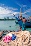 Fishing port, Kelantan, Kota Baru, Malaysia. photo by B.Lendrum