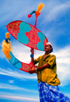Traditional kites, Kelantan, Malaysia. photo by B.Lendrum