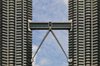 Kuala Lumpur, Malaysia: sky bridge between the Petronas Towers - structural engineer Thornton Tomasetti - photo by J.Pemberton