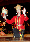 Malaysia - Sarawak: traditional Bidayuh (Dayak) dancer (photo by Rod Eime)