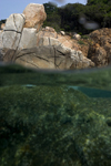 Malaysia - Pulau Perhentian / Perhentian Island: rocky coast (photo by Jez Tryner)