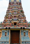 Kuala Lumpur, Malaysia: Sri Kandaswamy Kovil - Gopura - Sri Lankan Tamil Hindu temple - photo by M.Torres