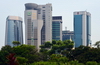 Kuala Lumpur, Malaysia: Wisma Tun Sambanthan, Public Bank Berhad and Takaful Malaysia towers - KL business district - photo by M.Torres