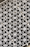 Kuala Lumpur, Malaysia: National Mosque faade - Islamic latticework - jali - photo by M.Torres