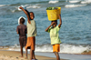 Kandy Bay / Kande Beach, Lake Nyasa, Northern Region, Malawi: children - photo by D.Davie