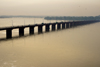 Bamako, Mali: Niger River, aka River Djoliba - Martyrs Bridge seen from the north bank - photo by M.Torres