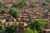 Bandiagara Escarpment, Dogon country, Mopti region, Mali: Songo village - houses and granaries - photo by J.Pemberton