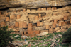 Bandiagara Escarpment, Dogon country, Mopti region, Mali: Tellem and Dogon granaries - traditional architecture -  UNESCO World Heritage - Falaise du Bandiagara - photo by J.Pemberton