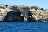 Malta - Comino: caves and arches - erosion - sea carved caves (photo by A.Ferrari)