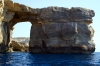Malta - Gozo / Ghawdex: Azure window natural bridge - western coast (photo by  A.Ferrari )