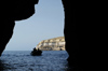 Malta - Gozo: Dwejra bay - entering the cave (photo by  A.Ferrari )