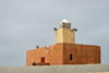Nouakchott, Mauritania: small reddish mosque of the fishing harbor- photo by M.Torres