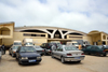 Nouakchott, Mauritania: main building of the fishing harbor, a gift of Japan - photo by M.Torres