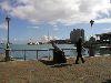Mauritius - Port Louis: old gun on the waterfront - photo by A.Dnieprowsky