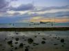 Mauritius - Coin de Mire: Bain Boeuf lagoon - dusk - Coin de Mire island - Gunner's Quoin islet - Cap Malheureux(photo by A.Dnieprowsky)