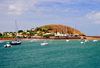 Dzaoudzi, Petite-Terre, Mayotte: boats and Foungoujou islet - port de plaisance - photo by M.Torres