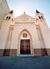 Melilla: the Military church - designed by the engineer Francisco Carcao Mas | Iglesia Castrense - calle Hroes de Espaa - photo by M.Torres