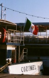 Mexico - isla Cozumel - Riviera Maya : the ferry from Playa Carmen (photo by G.Frysinger)