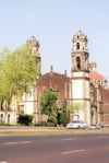Mexico City: church / Iglesia de la Santa Veracruz - The brotherhood of Hernan Corts - Avenida Hidalgo - Colonia Centro - photo by M.Torres