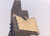 Mexico City: sun dial on a bell tower - Campanario del Atrio de las Amricas - reloj de sol - tiempo solar - Basilica of Our Lady of Guadalupe - photo by M.Torres