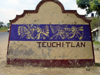 mexico66  Mexico - Jalisco state - Teuchitlan - town sign - photo by G.Frysinger