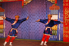 Ulan Bator / Ulaanbaatar, Mongolia: dancers, Tumen Ekh's cultural show - photo by A.Ferrari