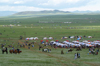Ulan Bator / Ulaanbaatar, Mongolia: Naadam festival - horse racing site - Hui Doloon Khutag - photo by A.Ferrari