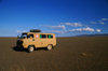 Gobi desert, southern Mongolia: Russian UAZ 4x4 minivan near Gurvan Saikhan - mikr - photo by A.Ferrari
